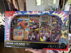 Pokemon Mega Lucario EX Premium Figure Collection Brand New Factory Sealed - Image 1
