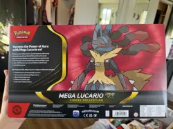 Pokemon Mega Lucario EX Premium Figure Collection Brand New Factory Sealed - Image 2