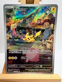Pokemon TCG - S&V 151 - 173/165 Pikachu - Illustration Rare - NM/M - Image 1