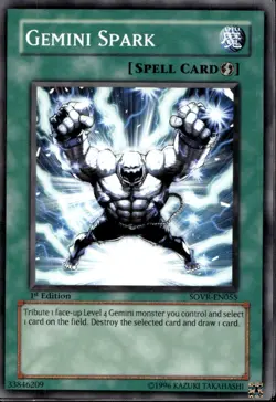 Gemini Spark 1st Ed Common SOVR-EN055 Yu-Gi-Oh! - Image 1