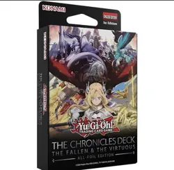 Yu-Gi-Oh TCG The Chronicles Deck The Fallen and The Virtuous All-Foil Edition - Image 1