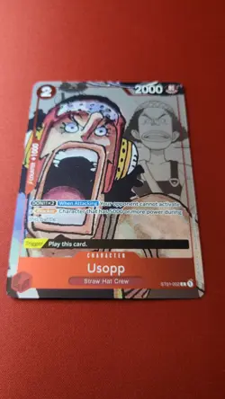 2022 One Piece TCG Usopp OP01-002 Alternate Art Promo 25th Anniversary English - Image 1