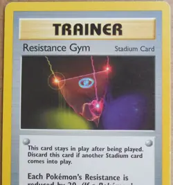 Resistance Gym Stadium Card 109/132 Rare Non-Holo Gym Challenge Trainer LP - Image 2