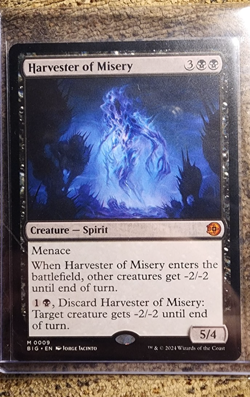 MTG Harvester of Misery Outlaws of Thunder Junction: the Big Score Mint! - Image 2