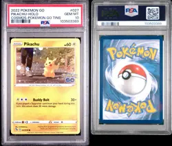 PSA 10 - Pikachu Holo Cosmos Pokemon Go Tins 027/078 Swirl POP 71 - Image 3