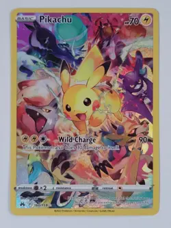 Pikachu 160/159 Crown Zenith Illustration Full Art Secret Rare Pokemon TCG - Image 1