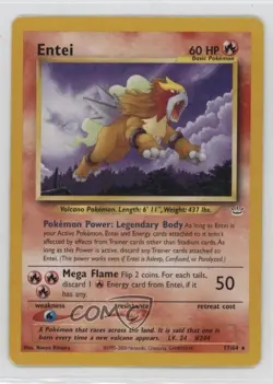 Entei Pokemon Neo Revelation #17 2001 - Image 1