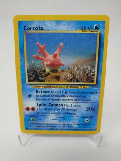 Pokemon Corsola 37/75 Neo Revelation LP - Image 1