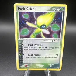 Pokemon TCG Dark Celebi 4/101 Hidden Legends Rare Holo - Image 1