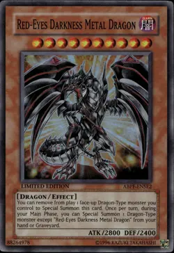 Red-Eyes Darkness Metal Dragon Ltd Ed Super Rare ABPF-ENSE2 Yu-Gi-Oh! - Image 1