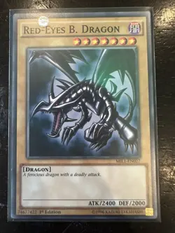 Red-Eyes B. Dragon - MIL1-EN027 - Common - 1st Edition - Yugioh - Image 1