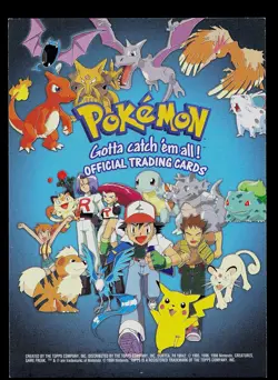 Pokemon Card - Pokemon Checklist Topps TV Animation Edition Green Logo - Image 1