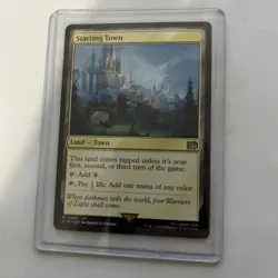 MTG Starting Town 289 Rare Land Final Fantasy NM/M - Image 1