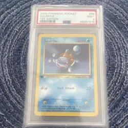 Pokemon Rocket Squirtle Basic 1st Edition Regular PSA 9 #68 2000 - Image 1