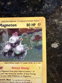 2003 POKEMON SKYRIDGE #H18 MAGNETON-HOLO SUPER MINTY - Image 3