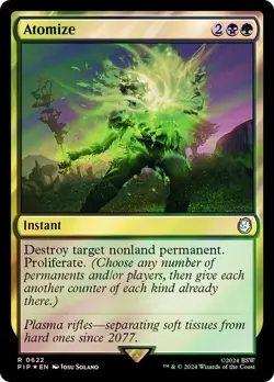 Atomize Surge Foil Fallout NM MTG - Image 1