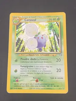 CARTE POKEMON COTOVOL 7/111 FR HOLO NEO GENESIS - BE+ - Image 1