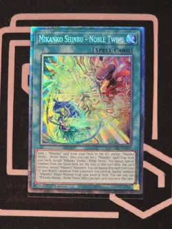 Mikanko Shinbu - Noble Twins Collector's Rare 1st Edition MZMU-EN019 YuGiOh - Image 1