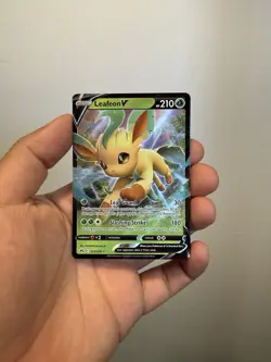 Pokemon TCG Leafeon v Crown Zenith Holo Ultra Rare Card 013/159 - Image 1