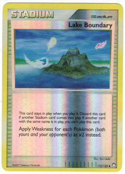 Lake Boundary 112/123 Mysterious Treasures Reverse Holo Uncommon Pokemon Card - Image 1