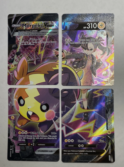Pokemon Morpeko V-Union 4 Card Set SWSH287 SWSH288 SWSH289 SWSH290 Promo NM/Mint - Image 1
