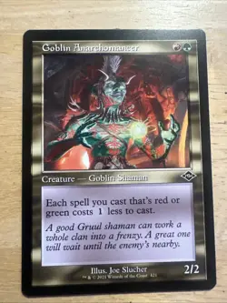Goblin Anarchomancer (Retro Frame) C Modern Horizons 2 421 MTG - Image 1