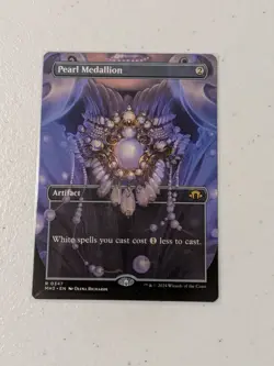 MTG Pearl Medallion (Borderless) Modern Horizons 3 NM - Image 1