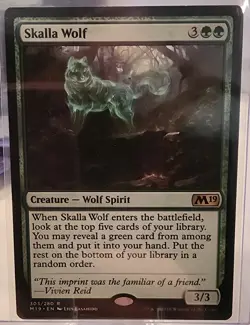 MtG Skalla Wolf Core Set 2019 Regular - Image 1