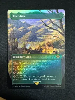 The Shire (BORDERLESS FOIL) - Lord of the Rings (Magic Gathering) - Image 1
