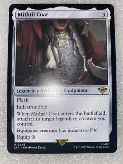MTG Mithril Coat Universes Beyond: Lord of the Rings LOTR Middle Earth Non Holo - Image 1