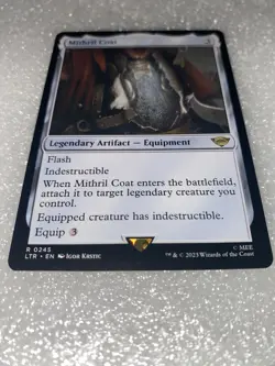 MTG Mithril Coat Universes Beyond: Lord of the Rings LOTR Middle Earth Non Holo - Image 2