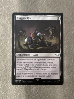 MTG ** Nurgle's Rot ** Universes Beyond: Warhammer 40,000 - Image 1