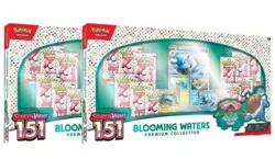 2 x NEW Sealed Pokemon 151 Blooming Waters Premium Collection - Image 1