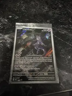 Pokemon Mewtwo 052 Promo Holo Scarlet & Violet Card Basic Psychic TCG sealed - Image 1