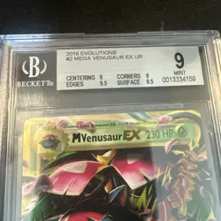 Pokemon TCG 2016 XY Evolutions M Venusaur EX UR 2/108 | BGS 9 - Image 2