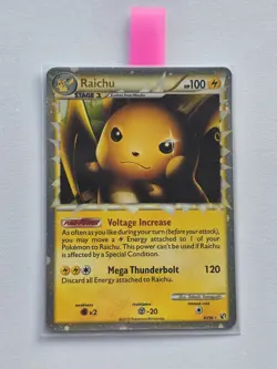 HOLO SWIRL Raichu Prime Undaunted Holo Card 83/90 Pokemon TCG - Image 3