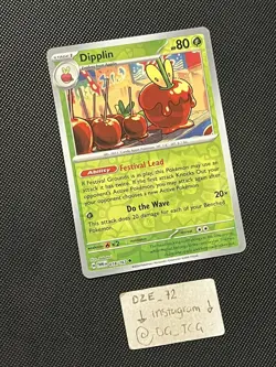 Pokemon Twilight Masquerade - Dipplin - 018/167 - Reverse Holo - M/NM - Image 3