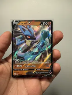 Pokemon TCG Lucario V Sword & Shield - Astral Radiance 078/189 Holo Ultra Rare - Image 1