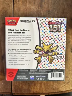 Alakazam Ex Collection Boxes Scarlet & Violet 151 Pokemon 2023 Sealed - Image 3