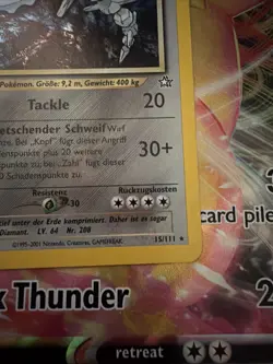 Stahlos 15/111 Holo Rare Pokemon Neo Genesis German Steelix Lp-nm - Image 4