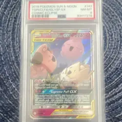 Pokemon Togepi & Cleffa & Igglybuff GX TAG TEAM Cosmic Eclipse Ultra Rare Holo … - Image 3