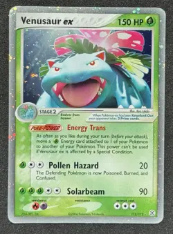 Venusaur ex Holo 112/112 Pokemon EX FireRed & LeafGreen 2004 - Image 1