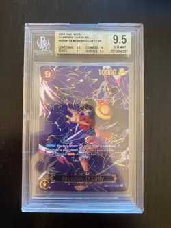One Piece (OP-13) Carrying On His Will Monkey.D.Luffy SP OP09-119 AltArt BGS 9.5 - Image 1