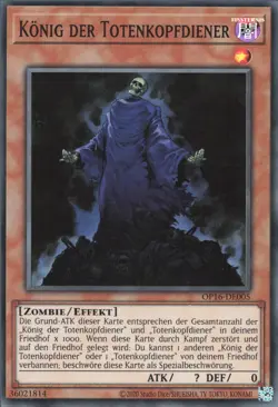 Yu-Gi-Oh! - Konig der Totenkopfdiener OP16-DE005 Karte TCG Deutsch Trading Card - Image 1