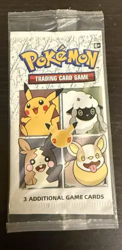 SEALED 25th Anniversary General Mills Pokemon Cereal 3-Card Booster Packs TCG - Image 1