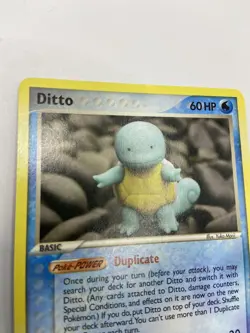 Pokemon 2005 EX Delta Species 64/113 TCG Ditto Squirtle Card - Image 2