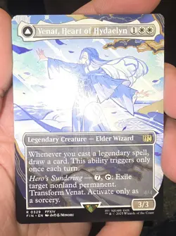 MTG - FIN - Venat, Heart of Hydaelyn (Borderless) #329 - Regular Near Mint - Image 1