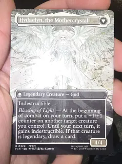 MTG - FIN - Venat, Heart of Hydaelyn (Borderless) #329 - Regular Near Mint - Image 2