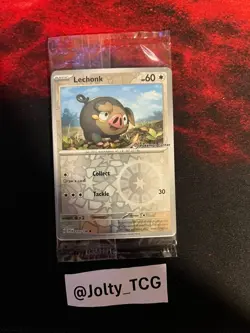 Lechonk (Pokemon Center Stamp Exclusive) 155/198 Holo SEALED PROMO - Image 3