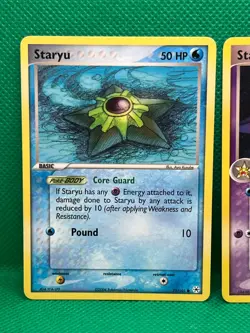Pokemon Tcg Staryu 75/101 & Starmie 49/101 EX Hidden Legends Non-Holo - Image 2